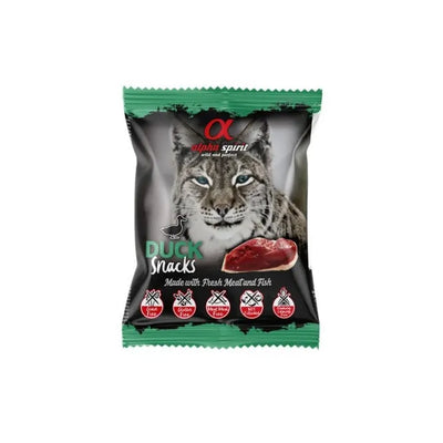 alpha spirit Cat Snacks Bag Ente – Katzenleckerlis