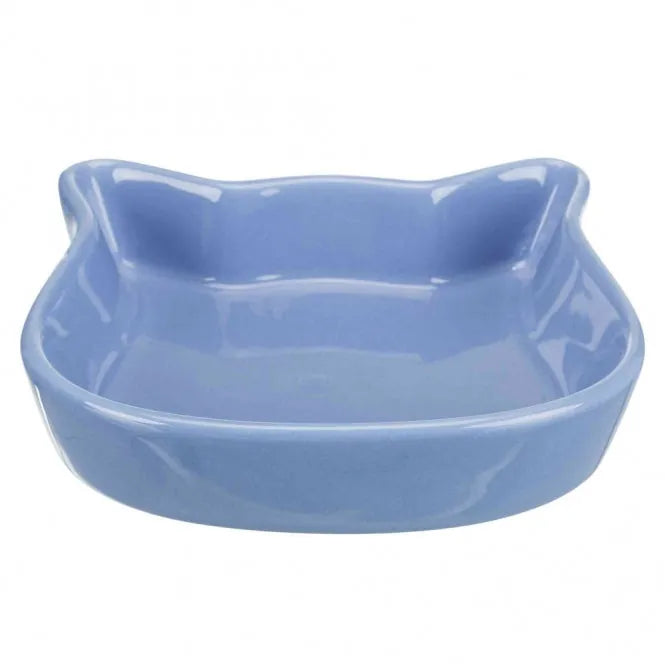 Trixie Keramiknapf Katzenkopf – ausgefallenes Design, 0,25 l