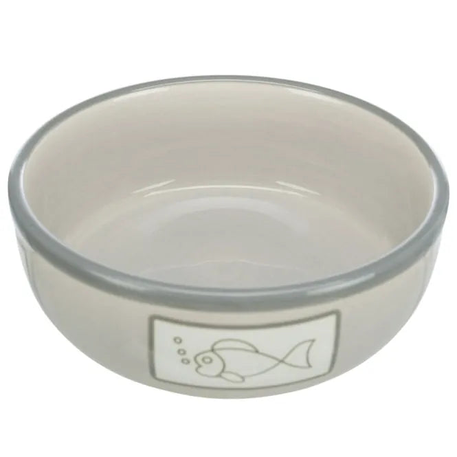 Trixie Keramiknapf mit Fischmotiv – 0,35 l