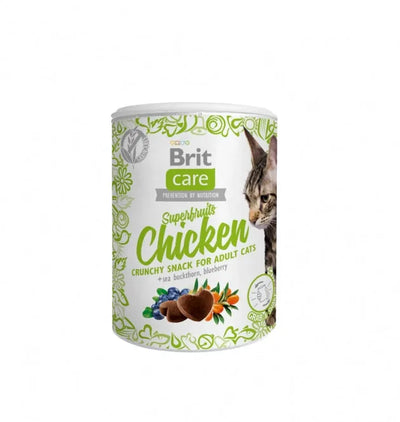 Brit Care Cat Snack Superfruits - Chicken 100g - für erwachsene Katzen