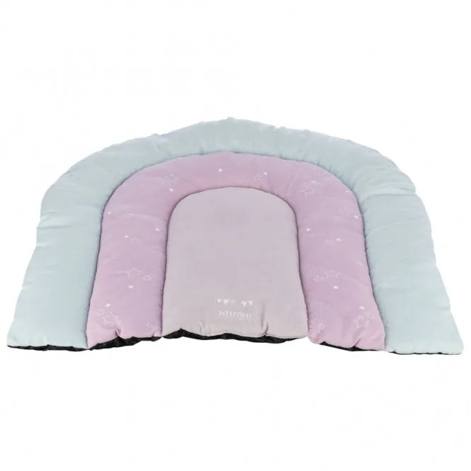 Trixie Junior Liegematte Patchwork - 68 x 62 cm – rutschfester Boden