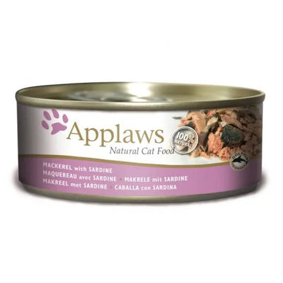 Applaws Cat Dose Makrele & Sardine 24x156g – ohne Zusatzstoffe