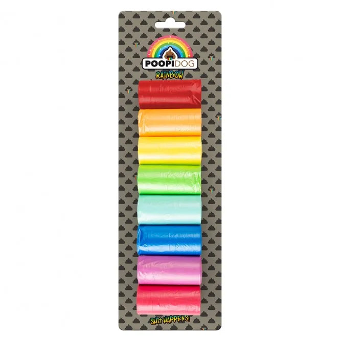 Poopidog Hundekotbeutel Rainbow – sehr dicke, hochwertige Beutel