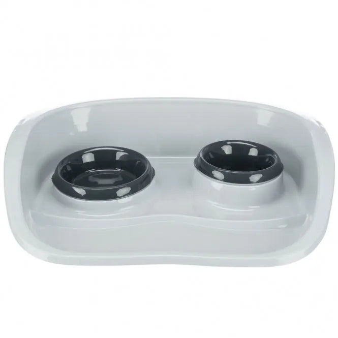 Trixie Dinner-Set – Napf-Set mit Spritzschutz, 1 x 0,25 L / 1 x 0,3 L