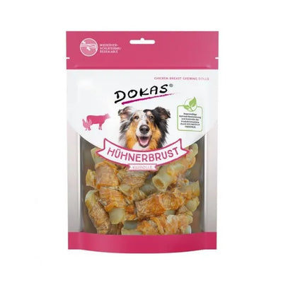 Dokas Dog Snack Hühnerbrust Kaurolle