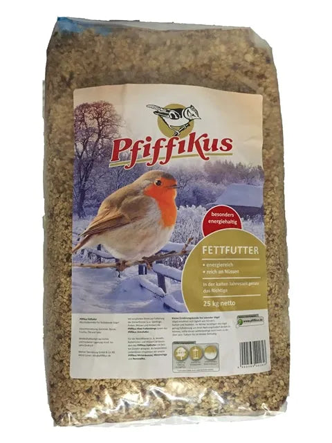 Pfiffikus Fettfutter - energiereiche Futtermischung für Wildvögel