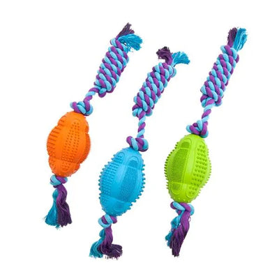 Karlie Ruffus Dental Bouncer mit Seil - für gesunde Zähne beim Spielen