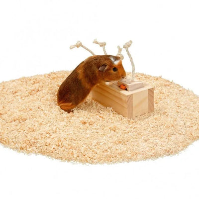 Karlie Rody Brain Train Cube mit 4 Klötzen - Intelligenzspielzeug für Kleintiere