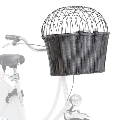 Trixie Front-Fahrradkorb aus Polyrattan - bis 5 kg