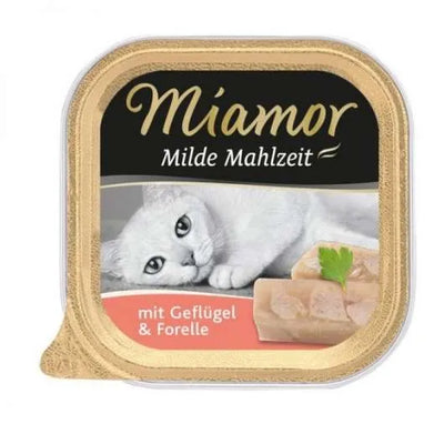 Miamor Milde Mahlzeit Geflügel & Forelle – leicht verdauliche Kost