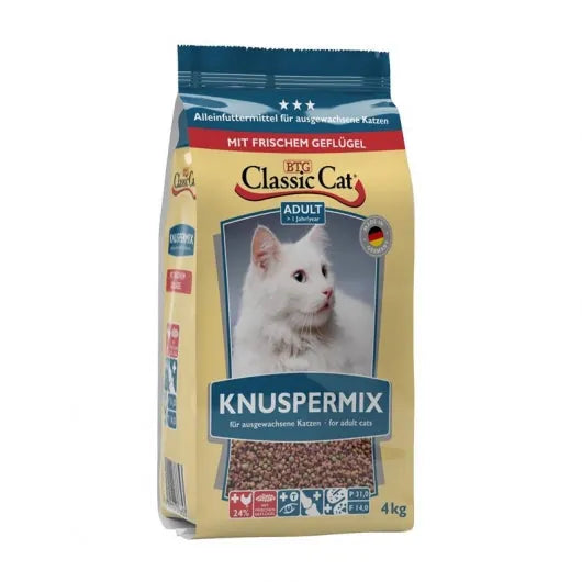 Classic Cat Knuspermix - Katzenfutter mit frischem Geflügel