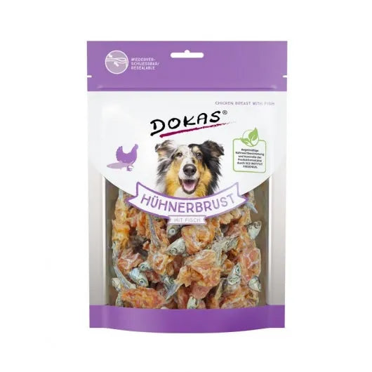 Dokas Dog Snack Hühnerbrust mit Fisch