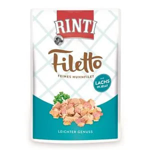 Rinti Filetto Jelly Huhn & Lachs - 24x100g