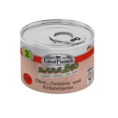 LandFleisch B.A.R.F.2GO Obst-, Gemüse und Kräuterpesto Rot - 6x200g