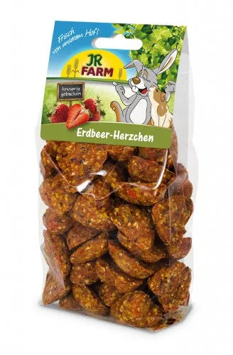 JR Farm Erdbeer-Herzchen 150g - fruchtiger Snack