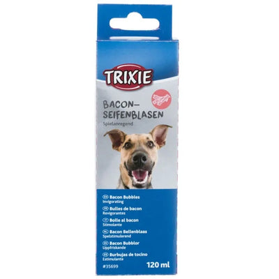 Trixie Bacon-Seifenblasen 120 ml – Spielanregender Hundespaß