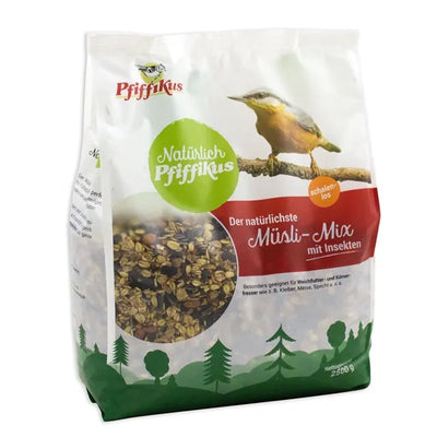 Natürlich Pfiffikus Müsli-Mix mit Insekten – Vogelfutter
