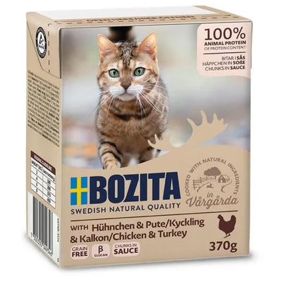 Bozita Häppchen in Soße Huhn & Pute - 6x370g