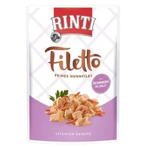 Rinti Filetto Jelly Huhn & Schinken - 24x100g
