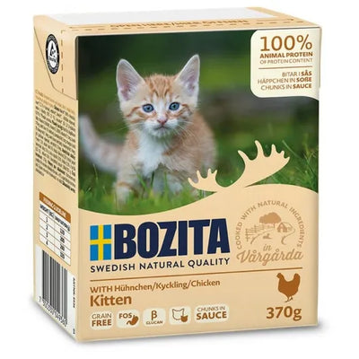 Bozita Cat Tetra Recard in Soße für Kitten - 6x370g