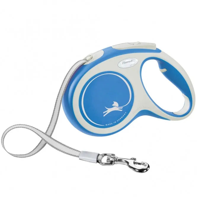 FLEXI Rollleine New COMFORT Gurt – mit Softgriff