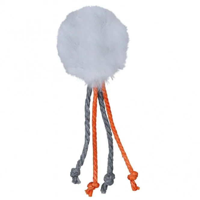 Trixie Plüschball mit Bändern - 4 cm – mit Catnip