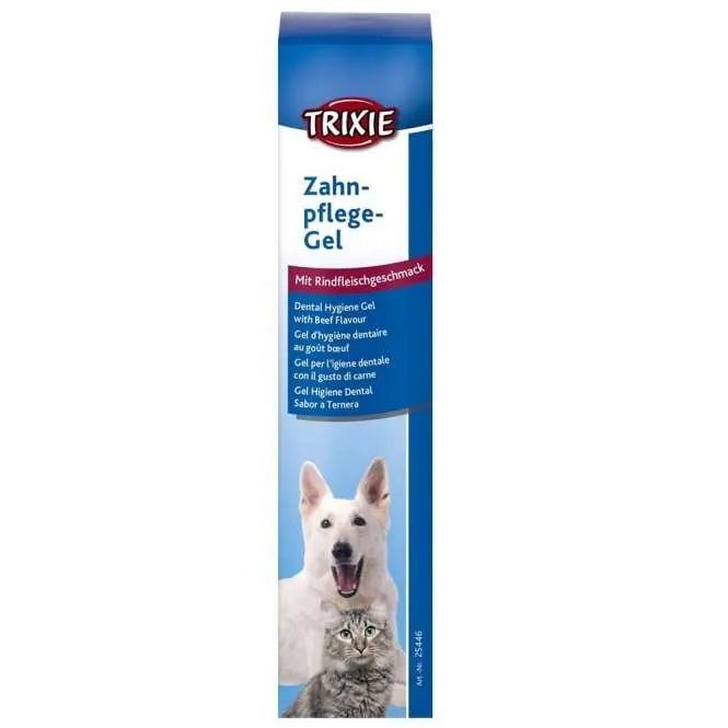 Trixie Zahnpflege-Gel mit Rindfleischgeschmack – 100 g