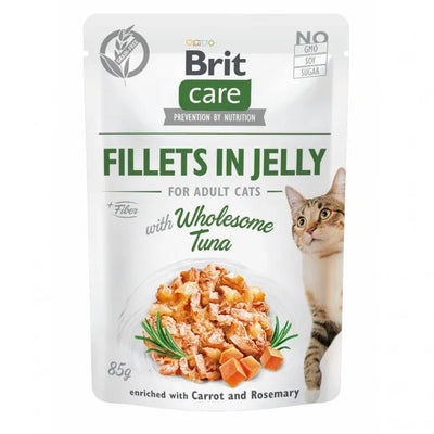 Brit Care Cat PB Fillets in Jelly - Thunfisch 85g – Nassfutter für Katzen
