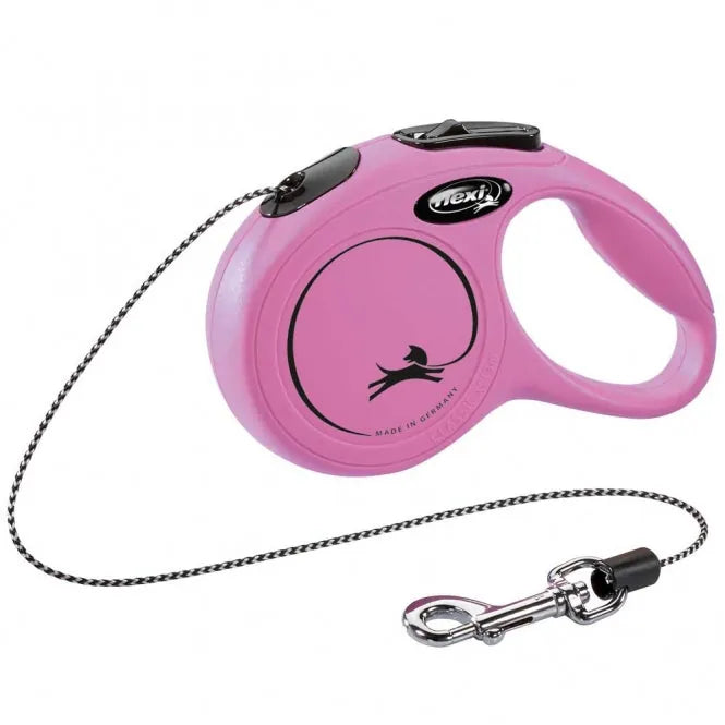 FLEXI Rollleine New CLASSIC Seil – mit Kurzhub-Bremssystem