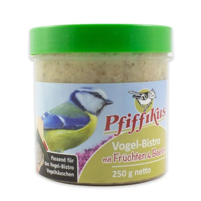 Pfiffikus Vogel-Bistro Früchte & Beeren 250g – Mischfutter für Vögel
