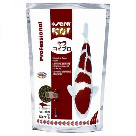 Sera Koi Professional Spirulina Farbfutter - Für Koi, 500 g
