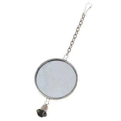 Karlie Flamingo Runder Metallspiegel - mit Glöckchen für Vögel