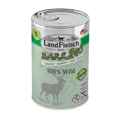 LandFleisch B.A.R.F.2GO Exklusiv 100% vom Wild - 6x400g
