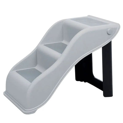 Trixie Treppe aus Kunststoff - hellgrau