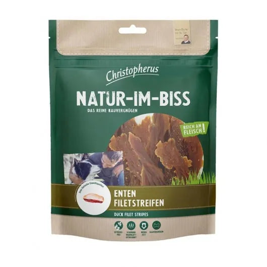 Christopherus Snack Entenfiletstreifen - Leckerbissen für Hunde