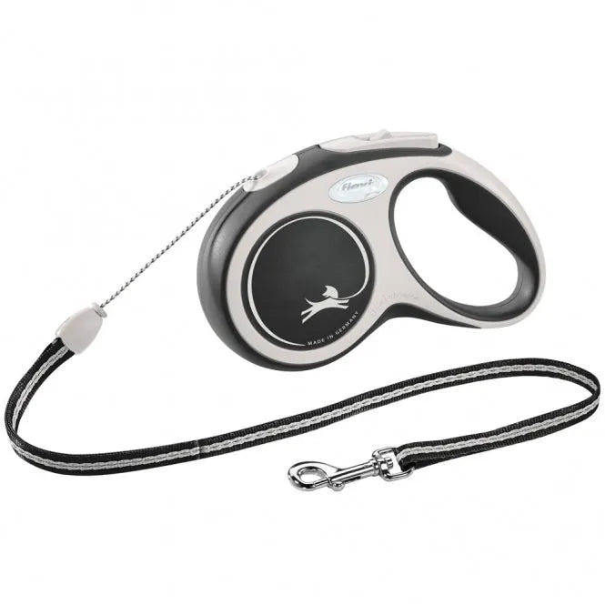 FLEXI Rollleine New COMFORT Seil – mit Softgriff & Kurzhub-Bremssystem