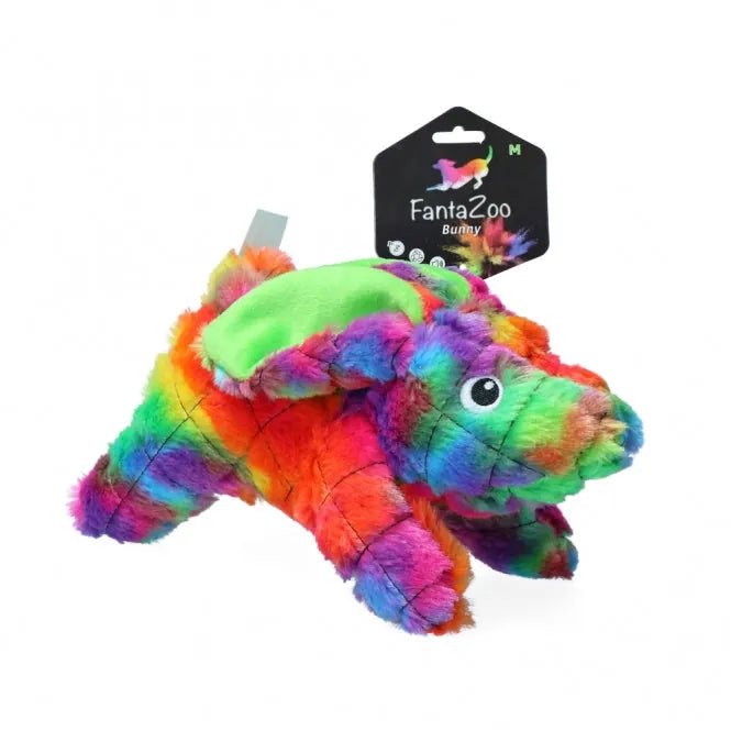 FantaZoo Bunny – langlebiges Kuscheltier für Hunde aus recyceltem Material