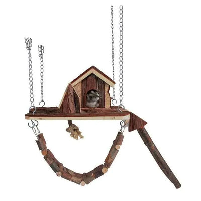 Trixie Nager-Spielplatz Janne für Hamster & Mäuse – sofort bekletterbar