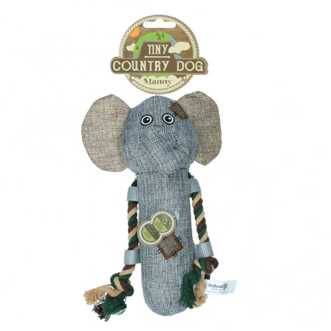 Country Dog Tiny Manny – robustes Spielzeug mit Quietscher