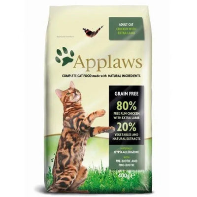 Applaws Cat Trockenfutter Hühnchen mit Lamm – 80% Protein, getreidefrei
