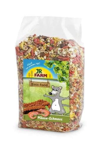 JR Farm Mäuse-Schmaus 600g - artgerechte Alleinfuttermischung für Mäuse