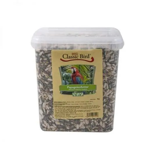Classic Bird Papageienfutter Eimer 3kg – optimale Ernährung für Papageien