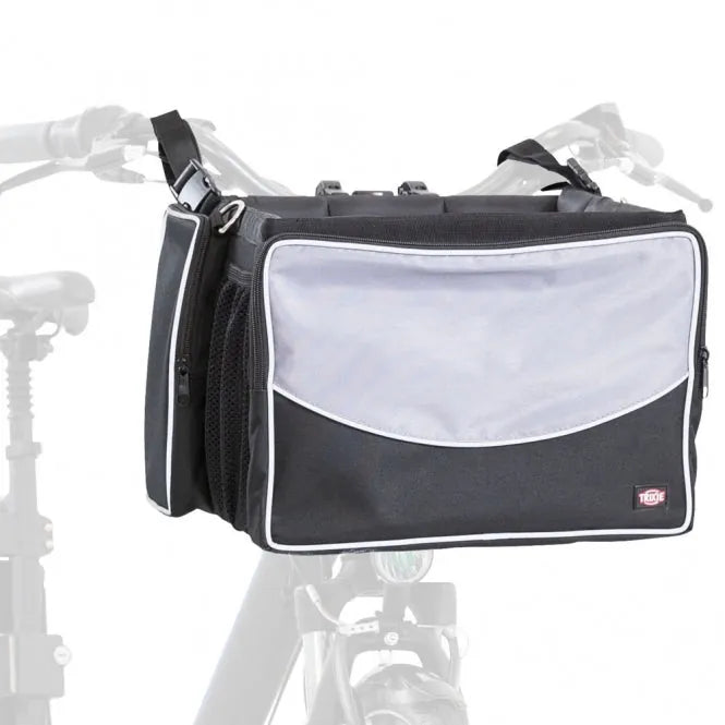 Trixie Fahrradtasche Front-Box - mit Metallhalterung und Außentaschen