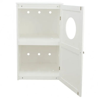 Trixie Katzenhaus mit 2 Etagen - versteckt Katzentoilette, auch als Schlafhaus