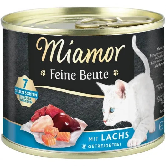 Miamor Dose Feine Beute Lachs - Getreidefreies Katzenfutter