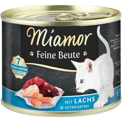 Miamor Dose Feine Beute Lachs - Getreidefreies Katzenfutter