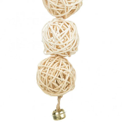 Trixie Vogelspielzeug Rattanbälle – für Vögel zum Spielen