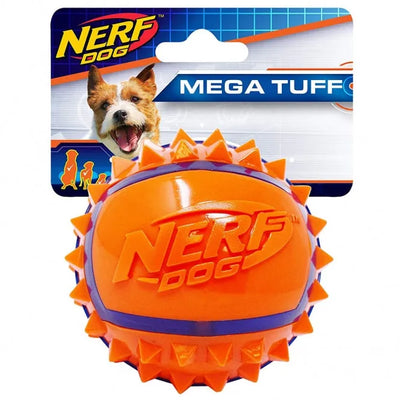 NERF DOG Mega Tuff TPR Spike Ball – langlebig und zahnreinigend