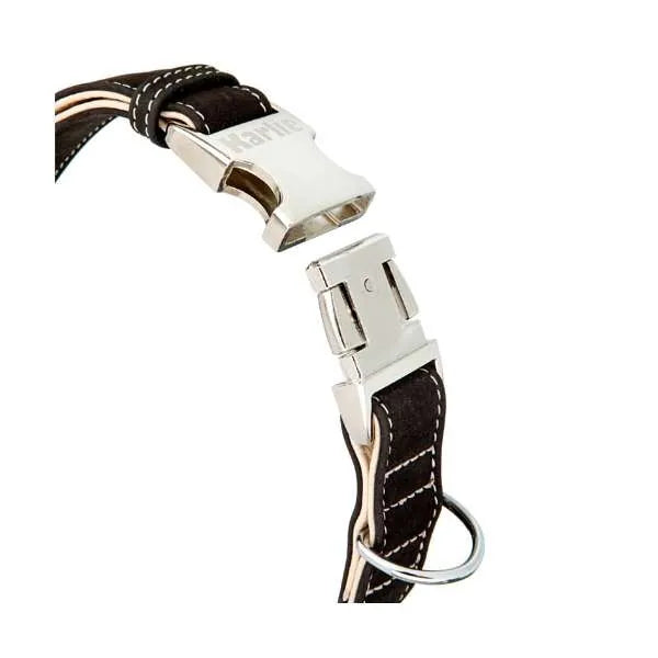 Karlie Buffalo Ultra Halsband - Stufenlos verstellbar, Leder