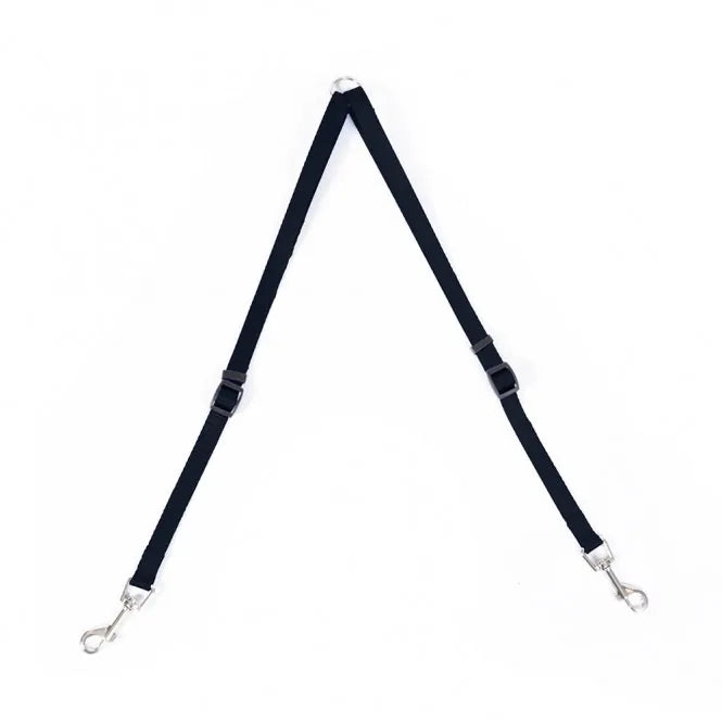 Duvoplus Nylon-Kupplungsstück für Hundeleine - für 2 Hunde